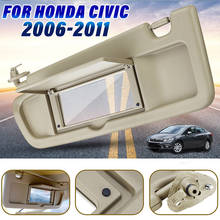 Espejo de maquillaje frontal para coche Honda Civic, visera frontal izquierda/derecha para automóvil Honda Civic 2006, 2007, 2008, 2009, 2010, 2011, 1 unidad 2024 - compra barato