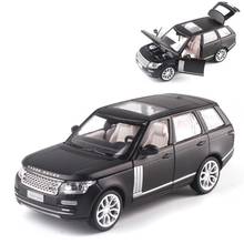 High quality 1:34 Range Rover off-road alloy model,collection of die-cast sound and light pull back model car,free shipping 2024 - buy cheap