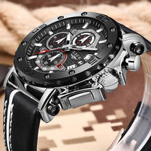 New Fashion Watch Men LIGE Top Brand Sport Mens Watches Waterproof Quartz Clock Man Casual Military WristWatch Relogio Masculino 2024 - buy cheap