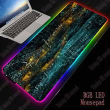 Mairuige Mathematics RGB Gaming Large Mouse Pad Gamer Computer Mousepad with Led Backlight Carpet for Keyboard Desk Mat Mause 2024 - buy cheap