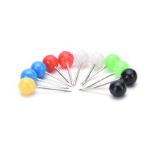 100Pcs Sewing Needles DIY Multi-color Round Head Dressmaking Corsage Accessories Dress Wedding Crafts Pearl Straight Pins 2024 - buy cheap