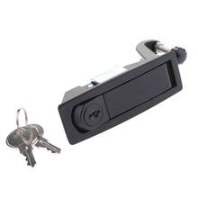 RV Boat Door Lock Lever Latch Baggage Locker Locking Latches w/ Keys, Flush Mount 2024 - купить недорого