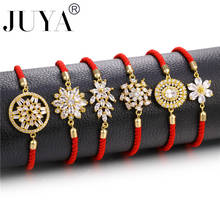 JUYA-Pulseras con cuentas de cuerda para mujer, brazaletes de animales con diamantes de imitación, mariposa, serpiente, dragón, Vintage, cadena para fiesta, joyería artesanal 2024 - compra barato