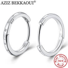 Женские серьги-кольца AZIZ BEKKAOUI из стерлингового серебра 925 пробы в простом стиле, модные серебряные ювелирные изделия, прекрасный подарок 2024 - купить недорого