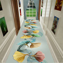 Nordic 3D Flower Modern Hallway Carpet Floor Runners Rug Bedroom Long Corridor Anti-Slip Rug for Home Hotel Aisle Party Wedding 2024 - buy cheap