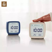 Youpin Qingping Bluetooth Alarm Clock Temperature Humidity Sensor Night Light LCD Alarm Clock Mihome App Control Thermometer 2024 - buy cheap