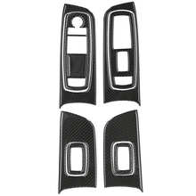 Accesorios para espejo de coche, pegatina decorativa para Panel de elevación de ventana, fibra de carbono para Dodge Charger 2011 ‑ 2014 2024 - compra barato