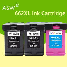 Cartucho de tinta ASW 662 para impresora HP662, 662XL, HP Deskjet 1015, 1515, 2515, 2545, 2645, 3545, 4510, 4515, 4516, 4518 2024 - compra barato