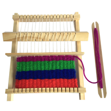Дети DIY ткацкий станок игрушка ручной вязки деревянный ткацкий станок игрушки для детей ткацкий станок обучающая игрушка детская развивающая плетеная игрушка 2024 - купить недорого