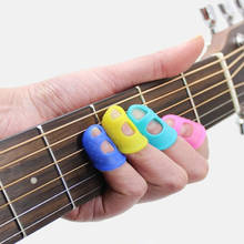 4 шт./компл. силиконовые защитные пальчиковые гитары для укулеле гитары случайный цвет 2024 - купить недорого