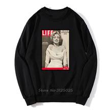 Sudadera con capucha para hombre y mujer, suéter Unisex de estilo Retro, Vintage, Hipster, ropa de calle Harajuku de los años 50, colección de otoño e invierno de Marilyn Monroe Life 2024 - compra barato