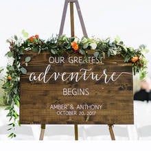 Welcome to Our Wedding Custom Vinyl Decal Sticker Wedding Decor Custom Welcome Wedding  sticker Signs 2024 - buy cheap