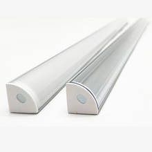 Perfil de alumínio com canto de 90 graus., perfil de alumínio com canal para barra de faixa led 5050,3528, canal para pcb de 10mm. 2024 - compre barato