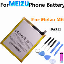 Batería BA711 para Meizu M6 (M6 Mini) Meilan M6 M711 M / C / Q/H, 3020mAh, repuesto para teléfono inteligente de alta calidad 2024 - compra barato