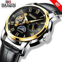 HAIQIN, мужские часы, мужские часы, механические наручные часы, мужские часы, Топ бренд, роскошные часы для мужчин, стальной турбийон, relojes hombre 2024 - купить недорого