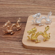 5 piezas 45x5x25mm aleación de Metal Vintage Dragon DIY, accesorios para el cabello, conectores, amuleto para la fabricación de joyas 2024 - compra barato