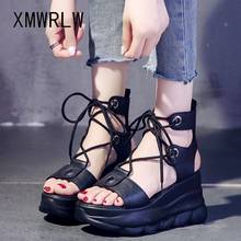 XMWRLW Gladiator Sandals Women Summer Shoes Fashion Ankle Strap Women High Heels Shoes Ladies Sandals 2020 Summer Woman Shoe 2024 - buy cheap