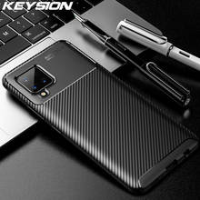 KEYSION Phone Case for Samsung A12 A32 A42 5G A02S Carbon Fiber Texture Silicone back Cover For Galaxy M51 M31S M01 A01 Core 2024 - buy cheap