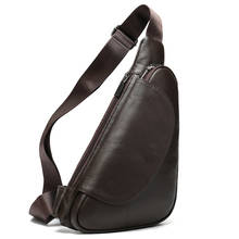 MVA Men's Leather Chest Bags 2020 Fashion Saddle Bag Crossbody Bags iPad Phone Pack Anti-theft Shoulder Bag Waist Bag New Wallet 2024 - buy cheap
