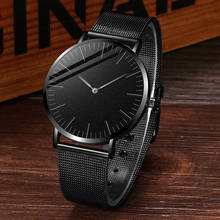 Watch Men Watch 2022 Ultra-Thin Business Men's Watches Quartz Stainless Steel Band Simple Wrist Watch Male Clock Drop Shipping 2024 - buy cheap