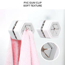 2pcs Storage Holder for Bathroom Kitchen Hanger Stick on Wall Hanging Door Clothes Towel Racks Bathroom Storage Rack Holder 2024 - buy cheap