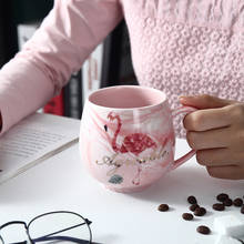 Caneca de café de cerâmica em chamas, copo de viagem, leite, café da manhã, casal criativo, presente de aniversário de casamento e dia dos namorados, 250ml 2024 - compre barato