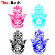 Three Ratels A532 For Hamsa Hand Car Stickers Vinyl Material Decal Laptop Windows Bumper Motorcycle for VAN JDM RV Decoration 2024 - buy cheap