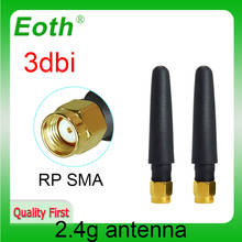 EOTH 1 2pcs 2.4g antenna 3dbi sma female wlan wifi 2.4ghz antene pbx iot module router tp link signal receiver antena high gain 2024 - buy cheap