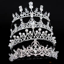 Princess Crystal Rhinestone Tiaras and Crowns Headband Kid Girls Love Bridal Crown Wedding Party Accessiories Hair Jewelry 2024 - buy cheap