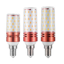 Bombilla Led tipo vela para el hogar, luz cálida/fría, E27, E14, 12W, 16W, SMD2835, CA 220V, 230V, ahorro de energía 2024 - compra barato