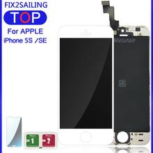 100% Grade AAA LCD Display Touch Screen Digitizer Assembly Replacement For Apple iPhone 5S With Tempered Glass 2024 - buy cheap