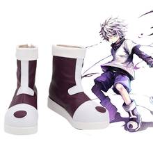 Hunter X Hunter Killua Zoldyck Cosplay Boots Shoes Halloween Carnival Prop Custom Made Any Size 2024 - buy cheap