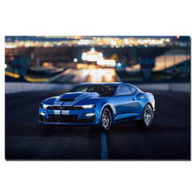 Chevrolet Copo Camaro Muscle Car Poster Canvas Cloth Fabric Print Painting Wall Art Pictures For Living Room Decor 2024 - buy cheap