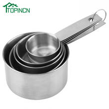 5Pcs/Set Stainless Steel Measuring Spoons Set Household Kitchen Seasoning Measuring Spoon Cup Tea Coffee Cooking Baking Tool 2024 - buy cheap