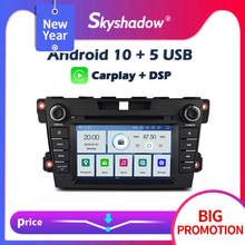 Carplay DSP PX6 IPS Android 10 4GB +64GB Car DVD Player GPS Map Wifi RDS Radio Bluetooth For Mazda CX-7 2009 2011 2012 2013 2014 2024 - buy cheap