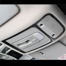 Moldura de lectura de fibra de carbono para Audi Q3, moldura para luz trasera de coche, moldura de 2 uds. Para decoración Interior de luz de techo, 2013-2017 2024 - compra barato
