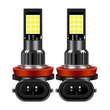 2PCS Dual Color H11 H8 9006 HB4 881 H27 High Quality 3030 LED Auto Fog Lamp Bulb Foglamps Yellow White 2024 - buy cheap