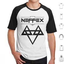 Neffex 2 Logo Black T Shirt 100% Cotton DIY S-6xl Neffex Neffex Merch Band Merch Neffex Music Neffex Nation Neffex 2024 - buy cheap