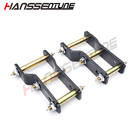 Hanssentune kits de manilhas duplas 4x4, acessórios com 2 polegadas, para elevação traseira, greasable, aço para ranger 12 + 2026 - compre barato