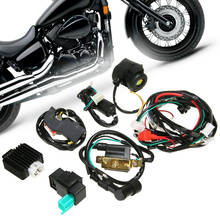 Câmbio de cablagem elétrica com bobina de cdi, dispositivo de ignição para 50-110cc atv quad dirt bike atv dune buggy 2024 - compre barato