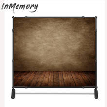 Backdrop photographic portrait dark brown Wood solid color wedding photocall canvas cloth background for photo studio 250x250cm 2024 - buy cheap