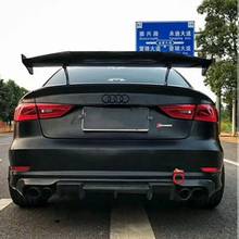 Carbon Fiber Universal Style Rear Trunk Wing Spoiler for Audi A3 S3 A4 A5 A6 A7 TT Tail Boot Lip Wing Spoiler 2024 - buy cheap