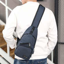 Men's Crossbody Bags Men's USB Chest Bag Designer Messenger bag Leather Shoulder Bags Diagonal Package 2022 new Back Pack Travel 2024 - buy cheap