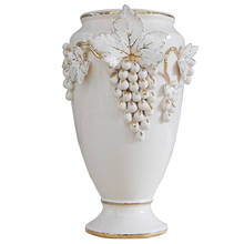 Decoração de natal, vaso de casamento, decoração de cerâmica, sala de estar, arranjo de flores, estilo criativo europeu simples 2024 - compre barato