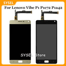 For Lenovo Vibe P1 P1c72 P1a42  p1c58 LCD Display Touch Screen Digitizer Sensor Assembly with Free Tools 2024 - buy cheap