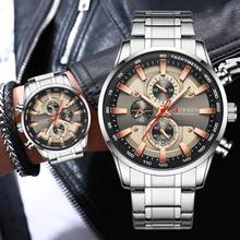 Curren Men Watches Top Brand Luxury Chronograph Man Waterproof Quartz Watch Stainless Steel Luminous Male Clock Wrist Watch 2019 2024 - buy cheap