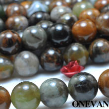 ONEVAN Natural Africa Green Opal Beads 8mm Smooth Loose Round Stone Bracelet Necklace Jewelry Making Diy Accessories Gift Design 2024 - buy cheap