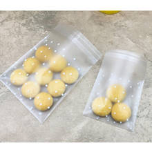 Bolsas de plástico para Celofán transparente de lunares, bolsa de caramelos para regalar, con autoadhesivo, Celofan, para fiesta, 100 Uds. 2024 - compra barato