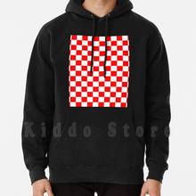 Sudadera con capucha de manga larga para fútbol, conjunto deportivo de fútbol de Croacia, color rojo y blanco 2024 - compra barato