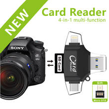 new SD Card Reader microSD Adapter microsd Cardreader SDHC SDXC TF usb c OTG Memory Stick Adaptador for iphone 2024 - buy cheap